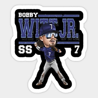 Bobby Witt Jr. Kansas City Cartoon Sticker